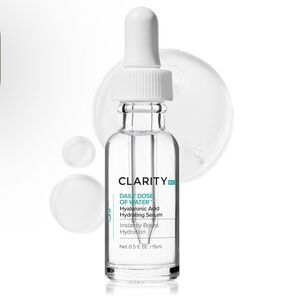 ClarityRx Daily Dose of Water Hyaluronic Acid Serum for Face, .5 fl oz. Sealed!